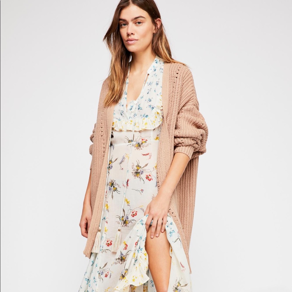 Nightingale Cardi in mink: free people